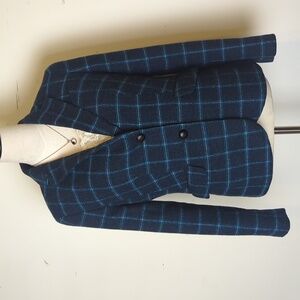 Vintage Inspired Wool Blend Plaid Blazer Poetcore Heritage 🦆 Duck  Liner Jacket